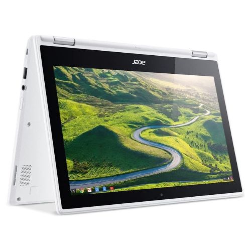 Acer Chromebook R11 2-in-1, 11.6-inch Touchscreen, Intel Quad-Core Celeron N3150, 4GB RAM, 32GB SSD, Intel HD Graphics, English - White (Renewed)