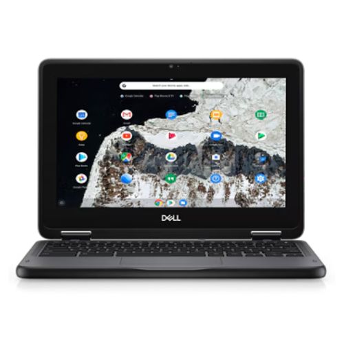 Dell Chromebook 3100 11.6-inch, Intel Celeron N4020, 4GB RAM, 16GB SSD, Chrome OS, Intel HD Graphics, English - Black (Renewed)