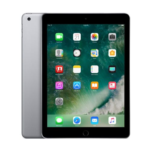 Apple iPad 5 (2017), 9.7 inch, 2GB RAM 32GB, 8MP Back 1.2MP Front Camera, A9 Chip, WiFi - Space Gray (Renewed)