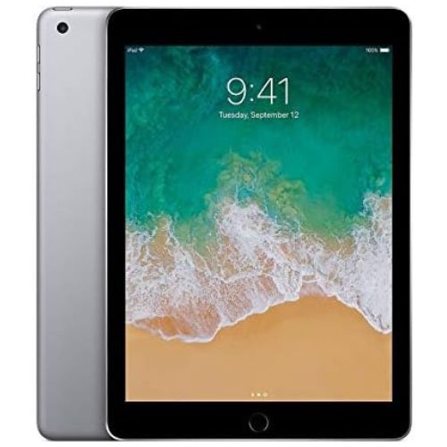 Apple iPad 5 (2017), 9.7 inch, 8MP Rear Camera, 1.2MP Front Camera, A9, 2GB RAM, 32GB, Wi-Fi, FaceTime - Space Gray (Renewed)