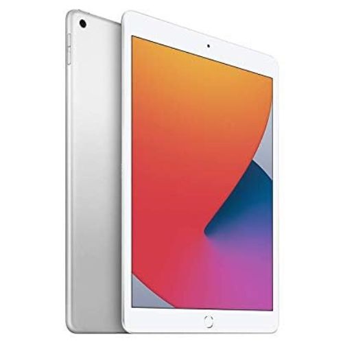 Apple iPad 8th Generation (2020), 10.2-inch, Retina Display, A12 Bionic, 128GB, Wi-Fi - Silver (Renewed)