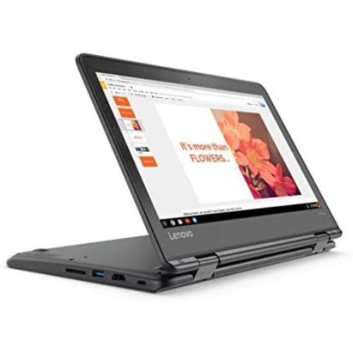 Lenovo Chromebook N23 Yoga X360 2 in 1, 4GB RAM, 32GB eMMC, 11.6-inch Touchscreen, Chrome OS – Black (Renewed)