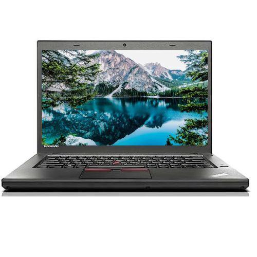 Lenovo ThinkPad T450 (2015), Core i5 5th Generation, 16GB RAM 256GB SSD, 14-inch, Windows 10, English - Black (Renewed)