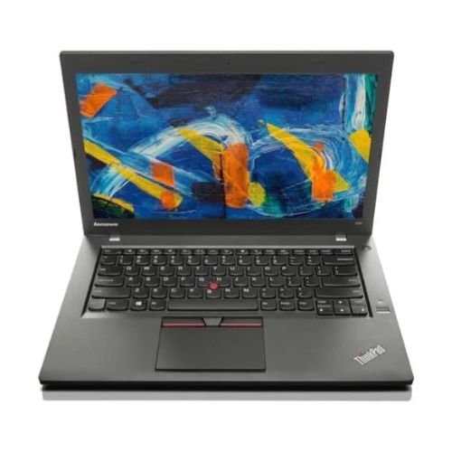 Lenovo ThinkPad T450 14-inch, Core i5 (5th Gen), 8GB RAM, 256GB SSD, Intel HD Graphics - Black (Renewed)